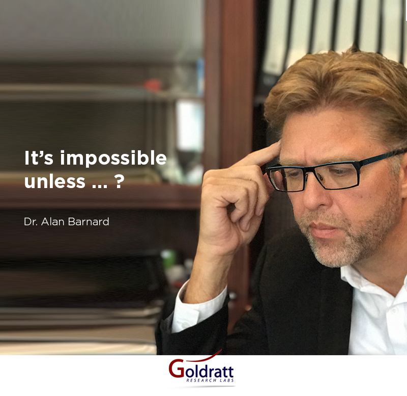 It's impossible unless...