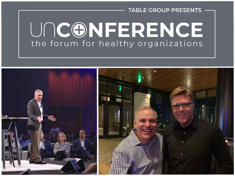 Dr. Alan Barnard and Patrick Lencioni at UnConference 2020 March 4-6