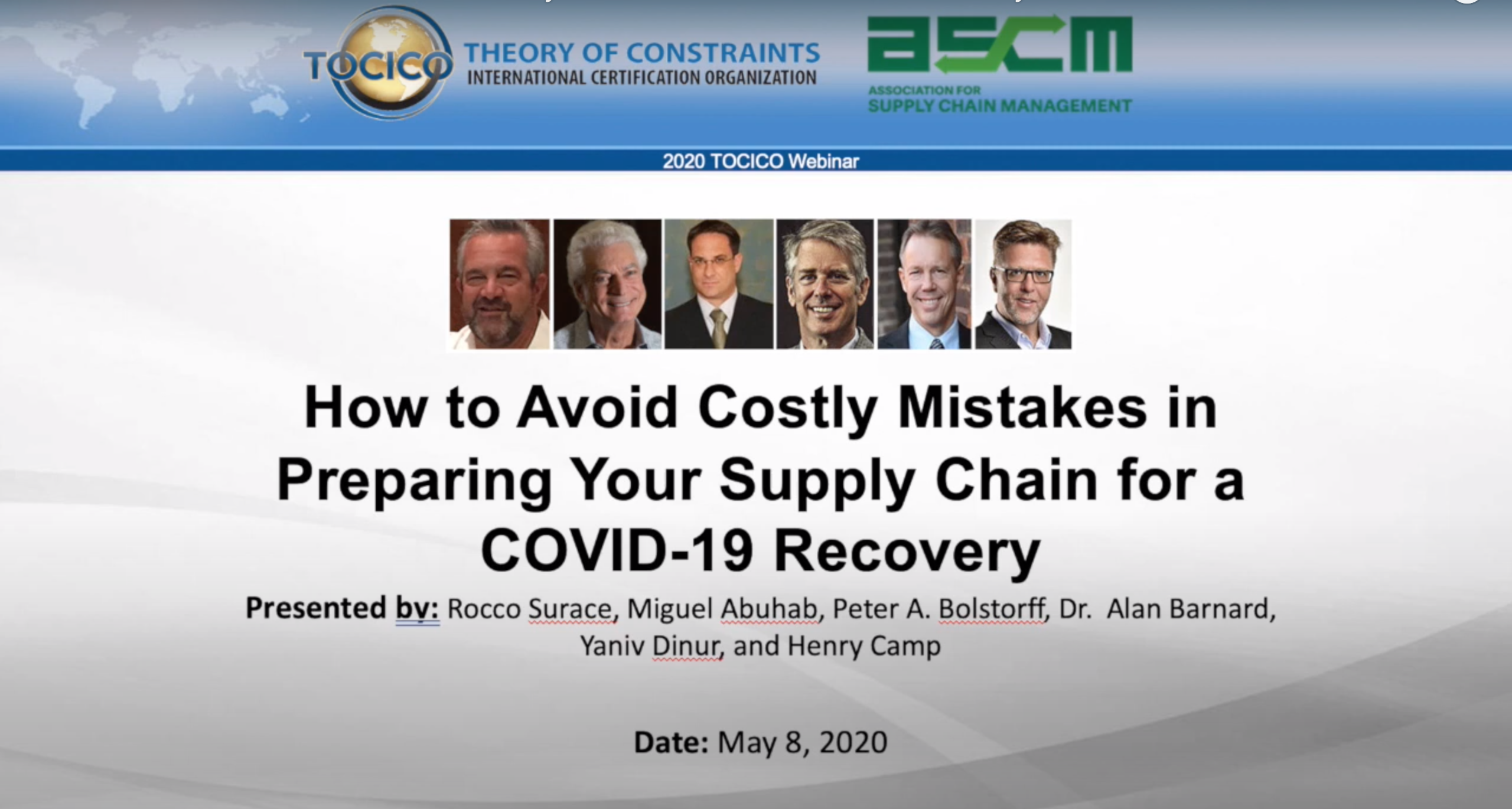 Avoid Costly Mistakes Webinar with TOCICO Experts