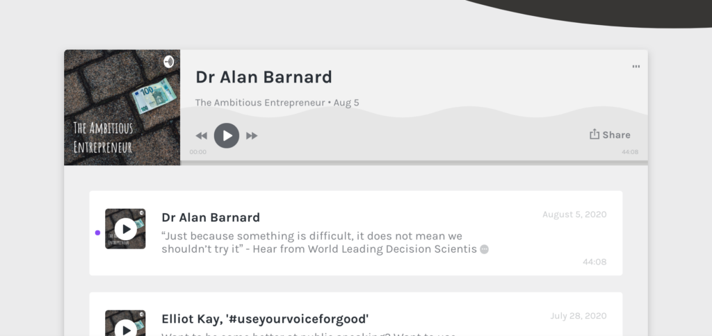 The Ambitious Entrepreneur Podcast Episode with Dr. Alan Barnard